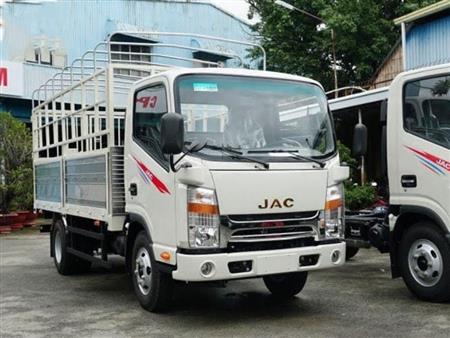 Xe tải Jac N350 sử dụng động cơ ISUZU thùng bạt  2